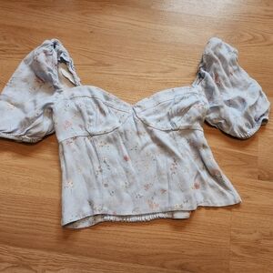 Light Blue Wilfred Novella Top